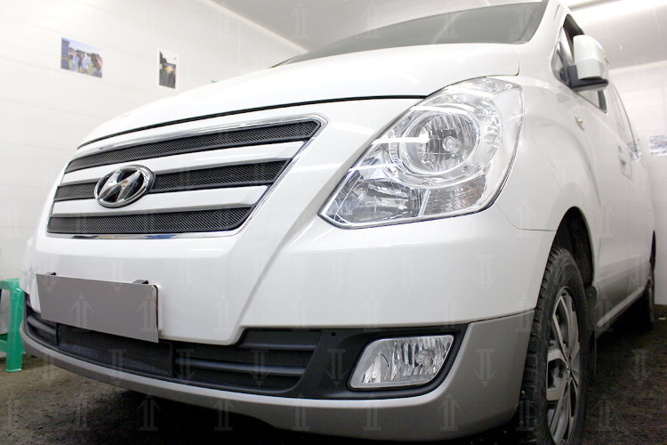 Сетка защитная в бампер Standart черный Strelka Hyundai Grand Starex (H-1) 2007-2019 no.3961