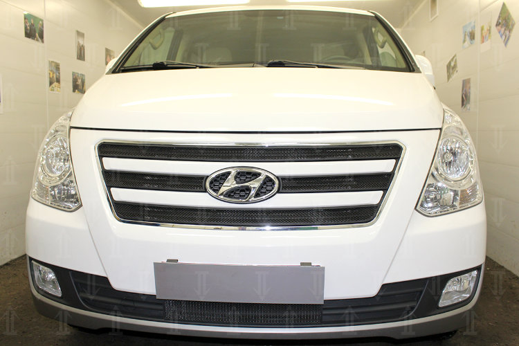 Сетка защитная в бампер Standart черный Strelka Hyundai Grand Starex (H-1) 2007-2019 no.3961