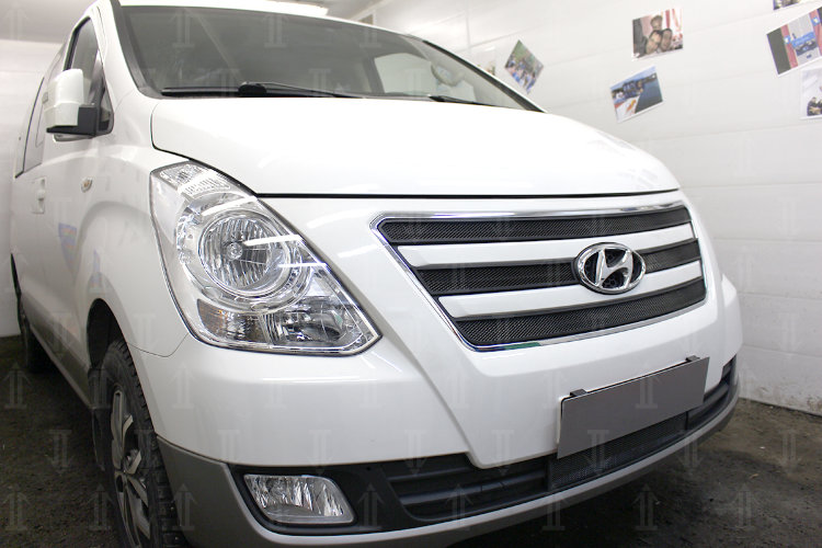 Сетка защитная в бампер Standart черный Strelka Hyundai Grand Starex (H-1) 2007-2019 no.3961