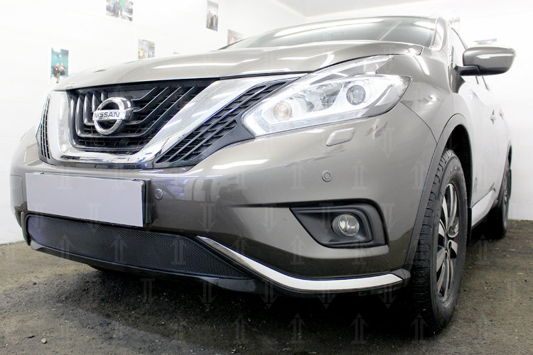 Сетка защитная в бампер Standart черный Strelka Nissan Murano (Z52) 2015-2019 no.4800