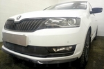Сетка защитная в бампер Standart черный Strelka Skoda Rapid 2012-2019