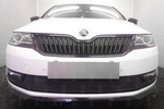 Сетка защитная в бампер Standart черный Strelka Skoda Rapid 2012-2019