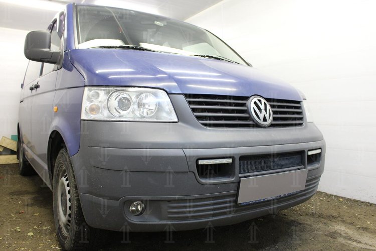 Сетка защитная в бампер Standart черный Strelka Volkswagen Transporter T5 2003-2015 no.5088