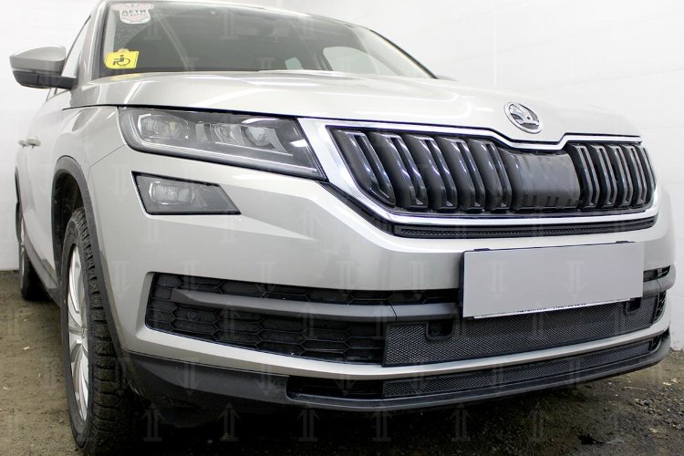Сетка защитная в бампер Standart черный Strelka Skoda Kodiaq 2016-2019 14041
