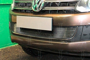 Сетка защитная в бампер Standart черный Strelka Volkswagen Amarok 2010-2019 ― Auto-Clover