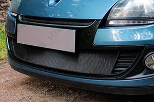 Сетка защитная в бампер Standart черный Strelka Renault Megane III 2008-2016 ― Auto-Clover