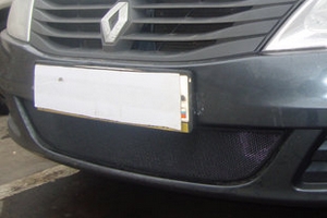 Сетка защитная в бампер Standart черный Strelka Renault Logan 2004-2012 ― Auto-Clover