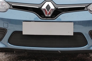 Сетка защитная в бампер Standart черный Strelka Renault Fluence 2010-2019 ― Auto-Clover