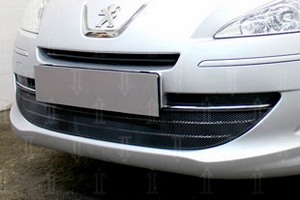 Сетка защитная в бампер Standart черный Strelka Peugeot 408 2011-2019 ― Auto-Clover