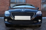 Сетка защитная в бампер Standart черный Strelka Peugeot 301 2012-2019