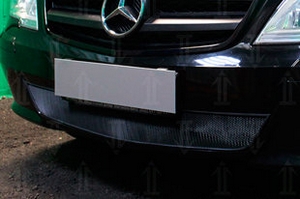 Сетка защитная в бампер Standart черный Strelka Mercedes-Benz Vito W639 2003-2014 ― Auto-Clover