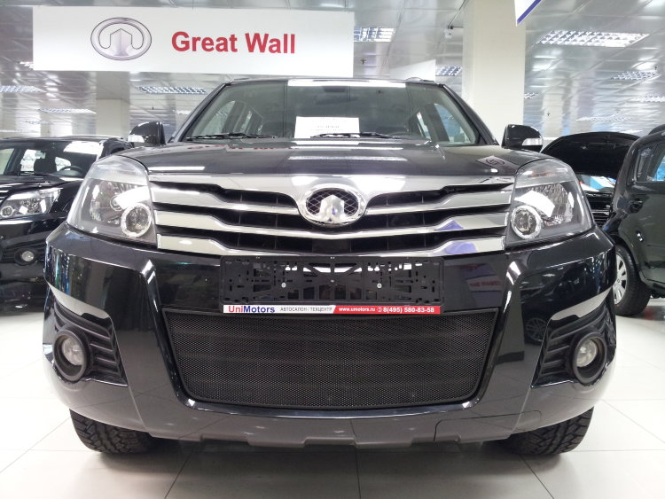 Сетка защитная в бампер Standart черный Strelka Great Wall Hover H3 2005-2019 no.6006
