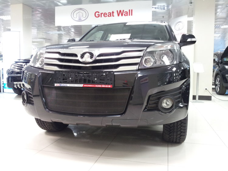 Сетка защитная в бампер Standart черный Strelka Great Wall Hover H3 2005-2019 no.6006