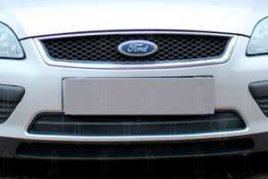 Сетка защитная в бампер Standart черный Strelka Ford Focus II 2005-2010 ― Auto-Clover