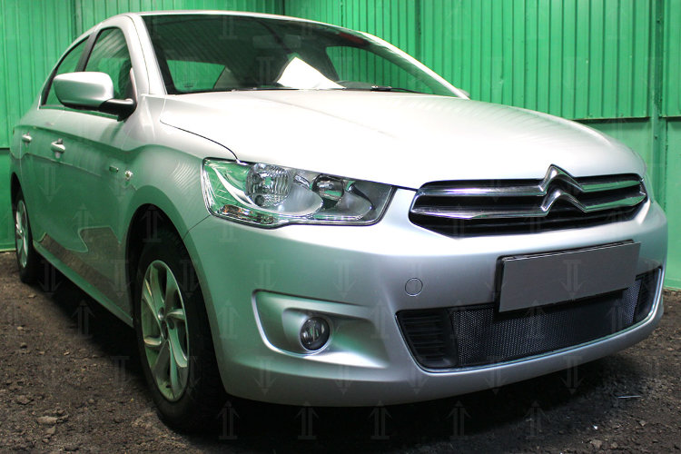 Сетка защитная в бампер Standart черный Strelka Citroen C-Elysee 2013-2019 no.6037