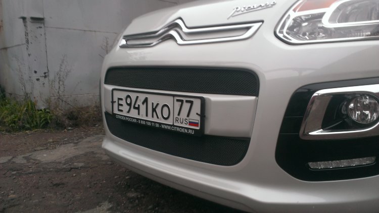 Сетка защитная в бампер Standart черный Strelka Citroen C3 Picasso 2009-2019 no.6046