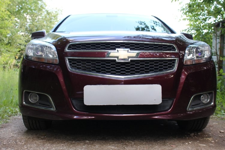 Сетка защитная в бампер Standart черный Strelka Chevrolet Malibu 2013-2019 no.6058