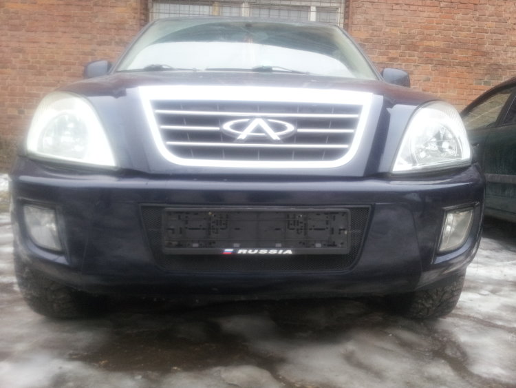 Сетка защитная в бампер Standart черный Strelka Chery Tiggo 2006-2014 no.6077