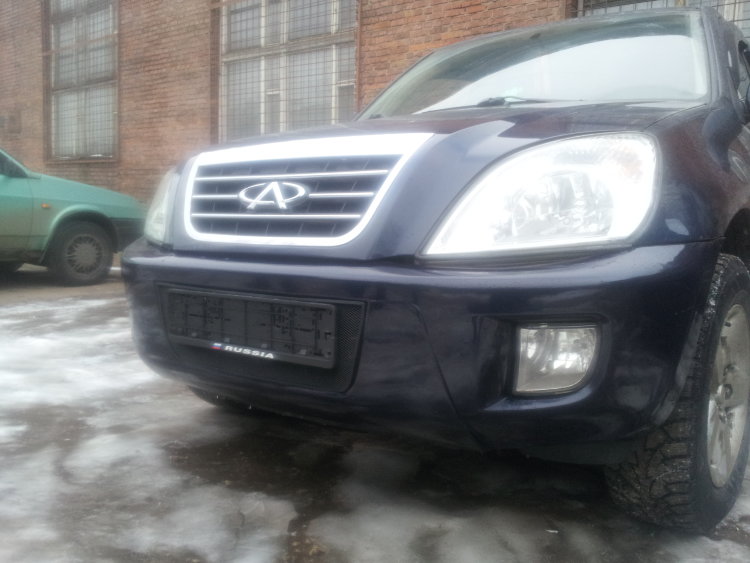 Сетка защитная в бампер Standart черный Strelka Chery Tiggo 2006-2014 no.6077
