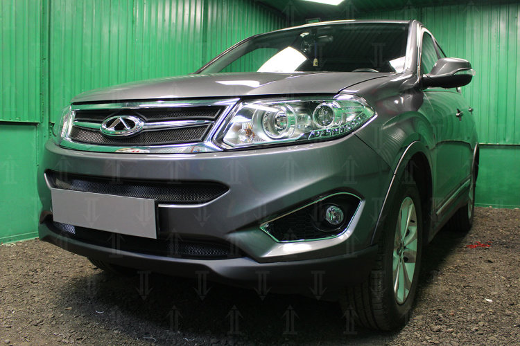 Сетка защитная в бампер Standart черный Strelka Chery Tiggo 5 2014-2019 13231