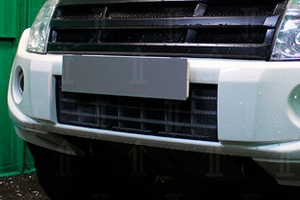 Сетка защитная в бампер Standart черный Strelka Mitsubishi Pajero IV 2006-2019 ― Auto-Clover
