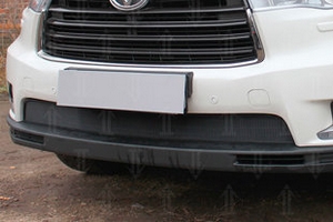 Сетка защитная в бампер Standart черный Strelka Toyota Highlander 2014-2019 ― Auto-Clover