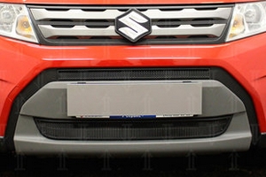 Сетка защитная в бампер Standart черный Strelka Suzuki Vitara 2015-2019 ― Auto-Clover