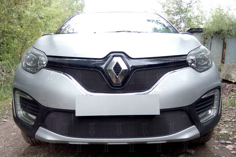 Сетка защитная в бампер Standart черный Strelka Renault Kaptur 2013-2019 no.6450