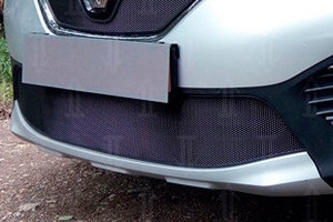 Сетка защитная в бампер Standart черный Strelka Renault Kaptur 2013-2019 ― Auto-Clover