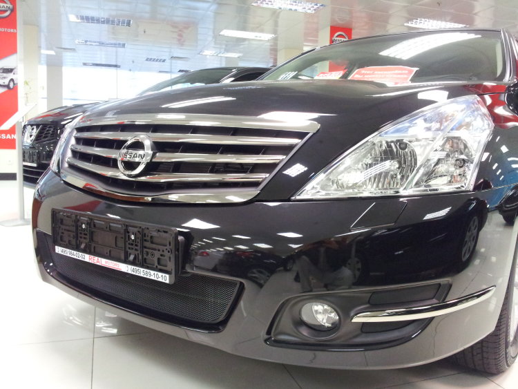 Сетка защитная в бампер Standart черный Strelka Nissan Teana 2008-2013 no.6460