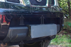 Сетка защитная в бампер Standart черный Strelka Nissan Pathfinder 2004-2013 ― Auto-Clover