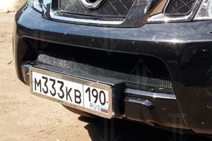 Сетка защитная в бампер Standart черный Strelka Nissan Pathfinder 2004-2013 ― Auto-Clover