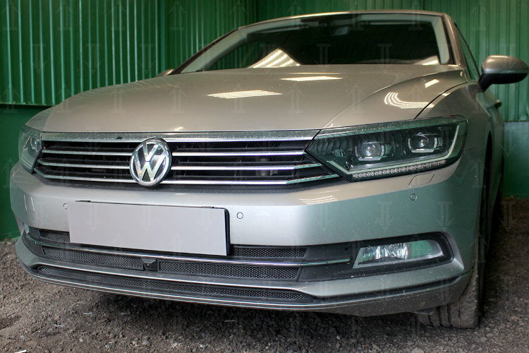 Сетка защитная в бампер Standart черный Strelka Volkswagen Passat B8​ 2015-2019 12744