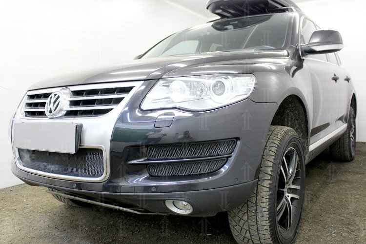 Сетка защитная в бампер Standart черный Strelka Volkswagen Touareg I 2002-2009 12699