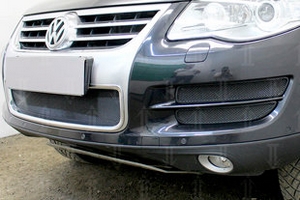 Сетка защитная в бампер Standart черный Strelka Volkswagen Touareg I 2002-2009 ― Auto-Clover