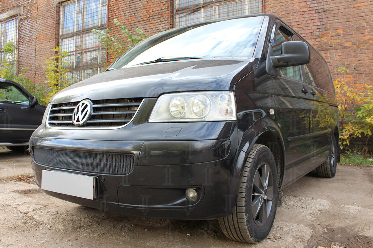 Сетка защитная в бампер Standart черный Strelka Volkswagen Transporter T5 2003-2015 no.6629