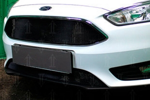 Сетка защитная в бампер Standart черный Strelka Ford Focus III 2011-2019 ― Auto-Clover