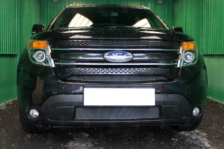 Сетка защитная в бампер Standart черный Strelka Ford Explorer 2011-2019 no.6671
