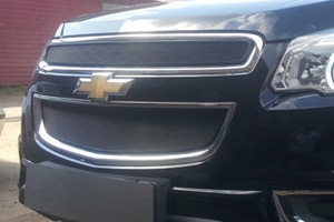 Сетка защитная в бампер Standart черный Strelka Chevrolet Trailblazer 2013-2019 ― Auto-Clover