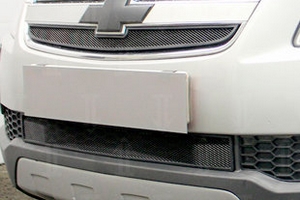 Сетка защитная в бампер Standart черный Strelka Chevrolet Captiva 2006-2019 ― Auto-Clover
