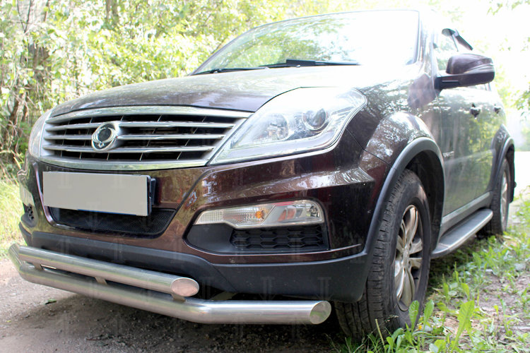 Сетка защитная в бампер Standart черный Strelka SsangYong Rexton 2001-2015 no.6720