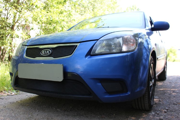 Сетка защитная в бампер Standart черный Strelka KIA Rio 2005-2010 12514