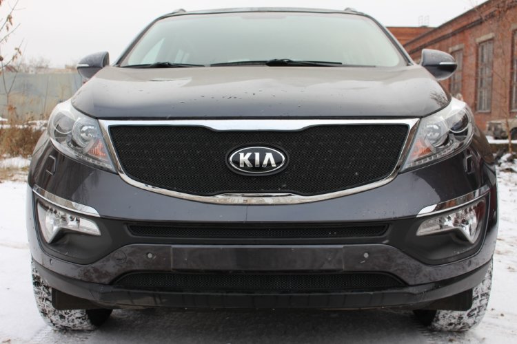 Сетка защитная в бампер Standart черный Strelka KIA Sportage 2010-2015 12492