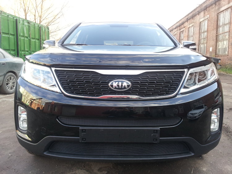 Сетка защитная в бампер Standart черный Strelka KIA Sorento 2013-2017 12482