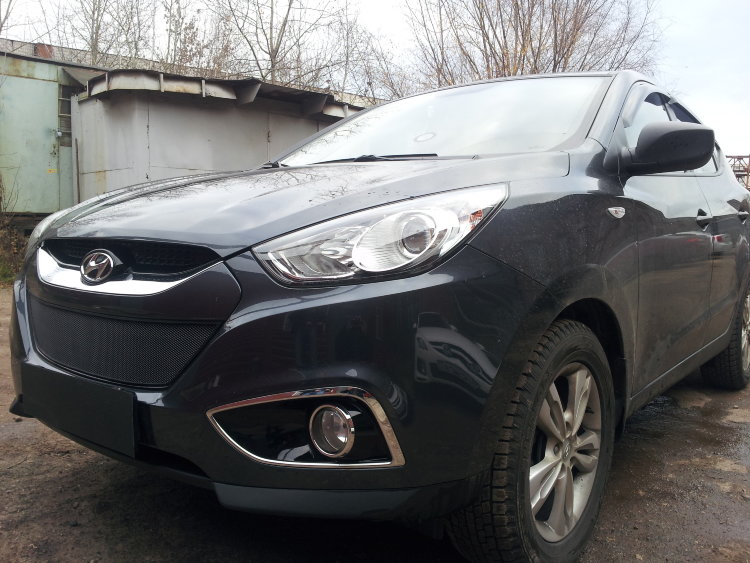 Сетка защитная в бампер Standart черный Strelka Hyundai ix35 2009-2015 no.6845