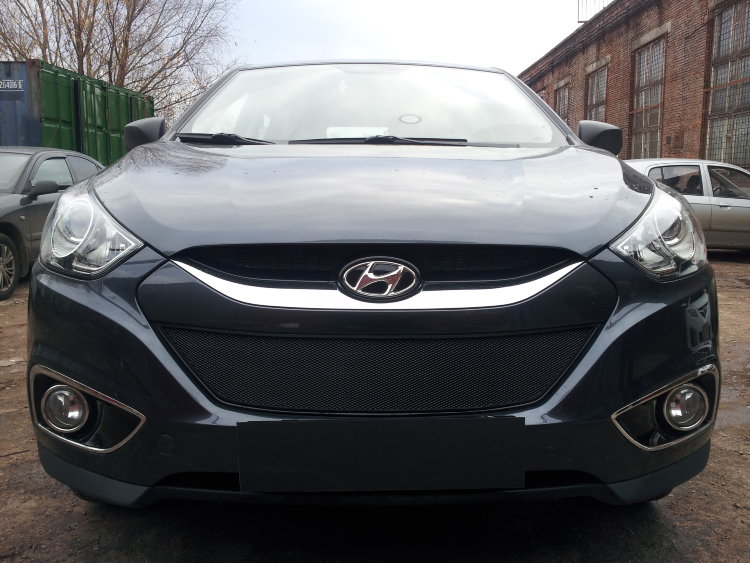 Сетка защитная в бампер Standart черный Strelka Hyundai ix35 2009-2015 no.6845