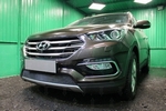 Сетка защитная в бампер Standart черный Strelka Hyundai Santa Fe 2012-2018