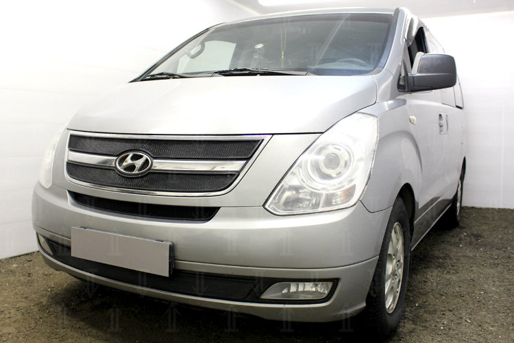Сетка защитная в бампер Standart черный Strelka Hyundai Grand Starex (H-1) 2007-2019 no.6888