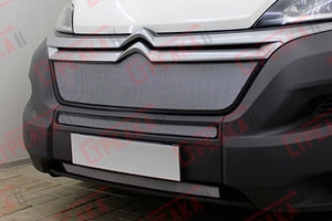 Сетка защитная в бампер Standart хром Strelka Citroen Jumper 2006-2019 ― Auto-Clover