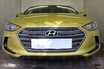 Сетка защитная в бампер Standart хром Strelka Hyundai Elantra 2016-2019
